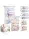 MAKINGTEC Vacuum Storage Bags Jumbo Cube 6 Pack, Space Saver Bags Extra Large Vacuum Seal Bags for Comforters Blankets Clothes (3 Jumbo 3 Medium), Closet Organizers and Storage Bags Vacuum Sealed