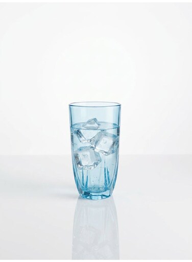 Gobelet 6 Piece Tumbler 350ml Drinking Set, Eiffel Sky Blue For Juice, Water, Soft Drinks, Hard Drink, Hot Beverages