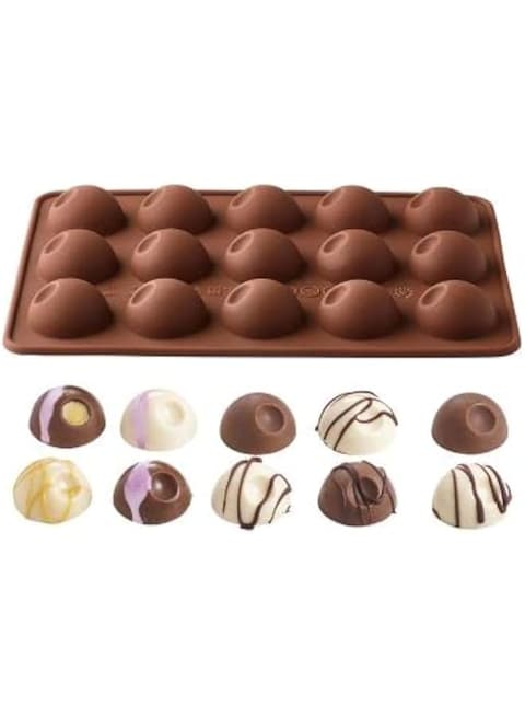 Lakeland Demi Round Chocolat Mould 2-Pieces