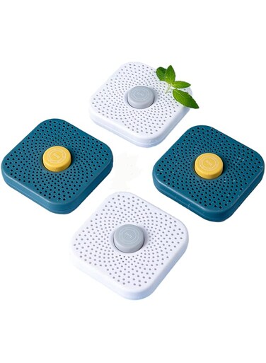 BRITUMS Refrigerator odor removal box, activated carbon for odor removal, deodorization, and refreshing air，2pcs(WHITE)