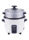 Sonashi 1.8 L Rice Cooker With Steamer SRC-318 - Tempered Glass Lid, Cool Touch Handle, Non-Stick Coating &amp; Automatic Shut Off Function   Kitchen Appliance