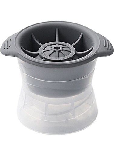 Ice Ball Mold Reusable Ice Sphere Mold Maker Grey 10.5*8.5*10.5cm