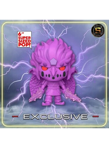 Funko pop Naruto Shippuden Sasuke Complete Susano'o Hot Topic Exclusive 1295 Vinyl Figure
