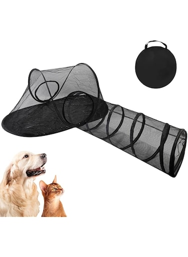 Masroo Cat Tent Outdoor, Pet Enclosure Tent Suitable for Cats Dogs and Small Animals, Indoor Playpen Portable Exercise Tent with Carry Bag