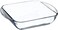 Hocking Square 2.6 L Cake Baking Dish Tempered Glass, Oven Safe Heat Proof, BPA Free, Made in USA