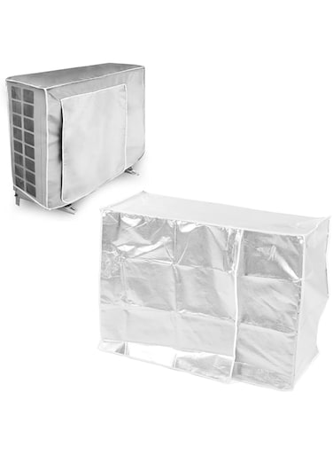 Window Air Conditioner Cover, Dustproof Waterproof Snowproof AC Unit Cover for Outside, AC Protection Cover Window AC Cover for AC Outdoor Unit (XL)