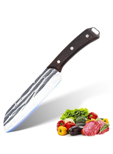 Chef's Knife with Solid Wood Handle