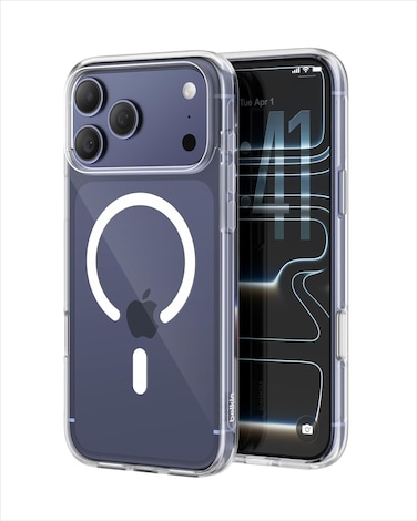 iPhone 17 Pro Max Clear Case with Transparent Slim Protective Cover, Lightweight, Protective Cover Magnetic Charging Compatible
