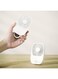 YZYOE Rechargeable Mini Desktop Fan, Portable Small Fan with Keychain, Outdoor Fan for Work, Life, Learning, Three Speed Mode,Stand Fan,Small Ceiling Fan.