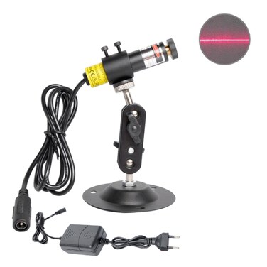 Laser Positioning Light with Holder, EU Plug, 200mw, Line Laser