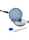 Nirlon Aluminum Cookware Set, Blue