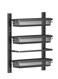Tiers Kitchen Spice Rack Organizer Bathroom Shower Shelf Height Adjustable Wall-mounted Storage Rack for Bathroom, Living Room, Kitchen and Toilet&iuml;&frac14;&circ;Black&iuml;&frac14;&permil;