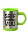 Steel Automatic Electric Self Stirring Coffee Mug Silver/Green/Black