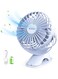 Yoobao Stroller Fan, Clip on Fan Personal Fan 6400mAh Battery Powered Fan Baby Fan Mini Portable Fan 4 Speed Rechargeable Fan Small Desk Fan 32 Hours for Car Seat Bedroom Office - Blue