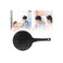 7-Cavity Mini Pancake Pan, Non-Stick Surface, Long Handle, Black