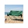 Twin Foldable Camping Chair - Double Loveseat, 300kg Capacity, 600D Oxford, Green