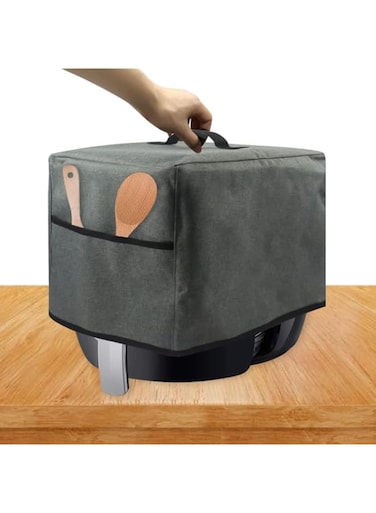 LUYAO Air Fryer Dust Cover, Electric Pressure Cooker with Accessory Storage Pocket,Small Appliance Covers Case Protections Protector,Dust-Proof, Heat-Resistant,Easy cleaning