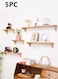 5-Piece Solid Wood Wall Mounted Floating Shelves Multilayer Wall Shelf