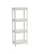 Ikea Plastic Vesken Shelf Unit, White