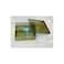 Gold Geometric Plastic Snack &amp; Fruit Serving Tray with Lid - 4-Compartment Appetizer.