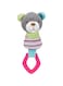 Trixie Junior Bear Ring Fabric Dog Toy - GREY/23CM