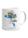 Print Smurf Printed Ceramic Mug White/Blue/Yellow