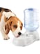 HALAMODO Pet Water Dispenser Station for Dog Cat Animal Automatic Gravity Water Drinking Fountain Bottle Bowl DishStand(Pet Water)