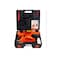 Electric Car Jack and Impact Wrench Kit, 12V DC, with LED Light, Storage Case and Accessories