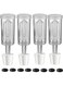 4-Piece Air Locks With Silicone Grommet,Fermentation Airlock with 4 Stoppers + 8 Grommets, Brewing Airlocks Brew Kits Airlocks for Fermenting.