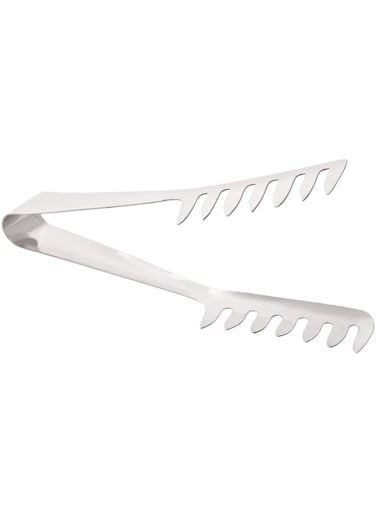 Raj Stainless Steel Tong, 21 cm, RK0023, Cooking Tongs , Salad Tongs , BBQ Tongs , Frying Tongs Utensils