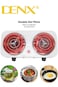 Double coil hot plate, 2000W Electric Double Burner Portable Coil Heating Hot Plate Stove, 220V