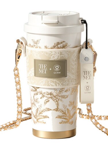 Metropolitan joint model Qimeng Baojing series shining coffee cup GE -MET23-K34 white 500ml English version