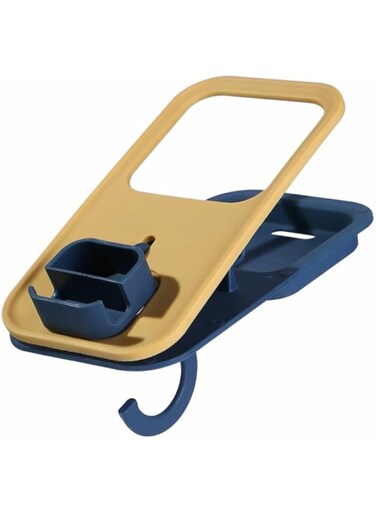 Paporich Drink Cup Holder Clip, Desk Drink Holder Clip, Table Desk Side Water Glass Beer Bottle Beverage Soda Coffee Mug Holder Cup Saucer Clip Design for Home Office