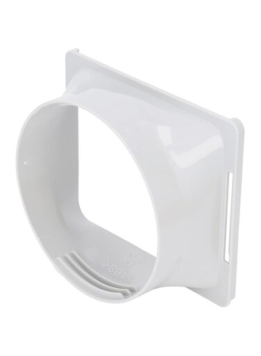 5.9in Portable Air Conditioner Exhaust Hose Coupler, Square to Round AC Unit Tube Connector Window Adapter, Exhaust Duct Interface for Air Conditioning Exhaust Port