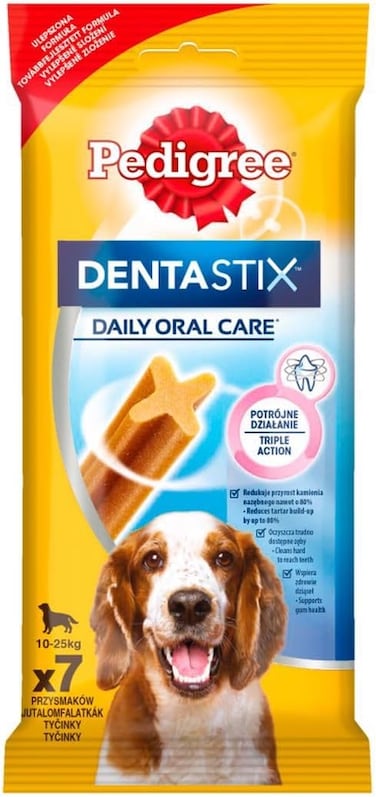 Pedigree Dentastix Dog Treats Medium Breed Dog 7 Pieces