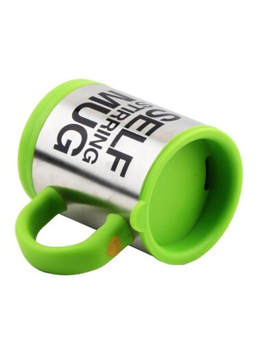 Stirring Mug Green/Silver