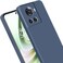 Oneplus 10R Case Cover Rubberised Matte Soft Silicone TPU with Camera Protection Flexible Back Case Cover for Oneplus 10R 5G (Blue)