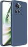 Oneplus 10R Case Cover Rubberised Matte Soft Silicone TPU with Camera Protection Flexible Back Case Cover for Oneplus 10R 5G (Blue)
