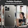 Muzz Crystal Clear Case for iPhone 14 Pro, Silicone, TPU Material, Ultra Thin, Transparent (iPhone 14 Pro)