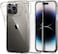 Muzz Crystal Clear Case for iPhone 14 Pro, Silicone, TPU Material, Ultra Thin, Transparent (iPhone 14 Pro)