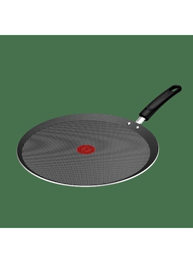 Simplicity pancake pan 34 cm Durable Non-Stick Coating, Safe-Non-Stick Coating, Heat Indicator, Diffusion Base, Easy Cleaning, Stovetop Compatibility, Made in France, B4489782