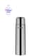 Stainless Steel Vacuum Bottle 750ML &acirc;&euro;&ldquo; Double Wall Insulated Water Bottle with Protruding Lid, Keeps Drinks Hot 18H &amp; Cold 24H, Leak-Proof, Wide Mouth, Durable Flask for Travel, Office &amp; Outdoor Use Silver 750ml