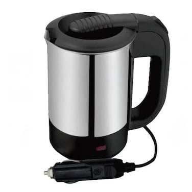 Portable 12V Car Electric Kettle - 500ml Stainless Steel Water Heater for Coffee &amp; Tea (150W)

