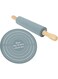 Baking Mat for Pastry with Measurement Circles &acirc;&euro;&ldquo; Non-Stick Dough Rolling Pad, Heat Resistant Reusable Kneading Surface for Bread, Pizza &amp; Cookies