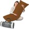 MUSA&Acirc;&reg; Full Body Long Pillow - Mocha, 50 x 120cm