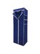 Royalford Foldable Wardrobe Cabinet RF12427 Fabric Closet Portable Large Capacity Storage Cloth Stand Strong Metal Rods Easy Assemble 60cm x 45cm x 170cm