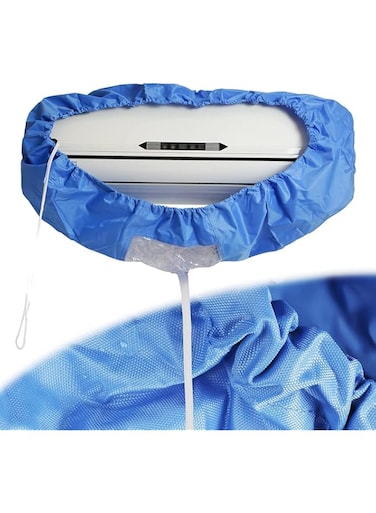 Split Air Conditioning Cleaning Waterproof Cover Bag, AC Unit Dust Washing Clean Cover, Wall Mounted Air Conditioning Protector Service Bag, for Air Conditioners at Home, Office, Hotel, M Size