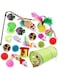 21 PCS Cat Toys Kitten Toys Assortments,Cat Interactive Toys For Indoor Cats,Tunnel,Cat Feather Teaser,Rattle,Mouse tumbler
