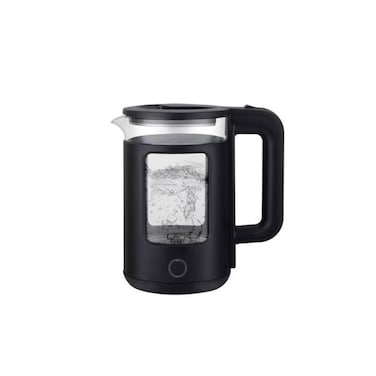 Efficient 1500W electric kettle with 1.8L capacity for quick and convenient boiling.