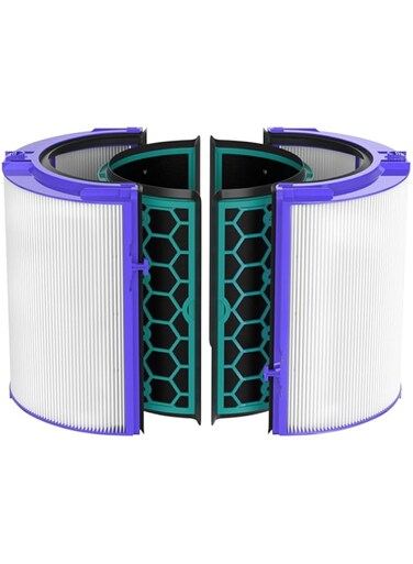 Future Way True HEPA Filter Replacement for Dyson TP04/HP04/DP04 Air Purifier, 360 Combi Glass Carbon Filter